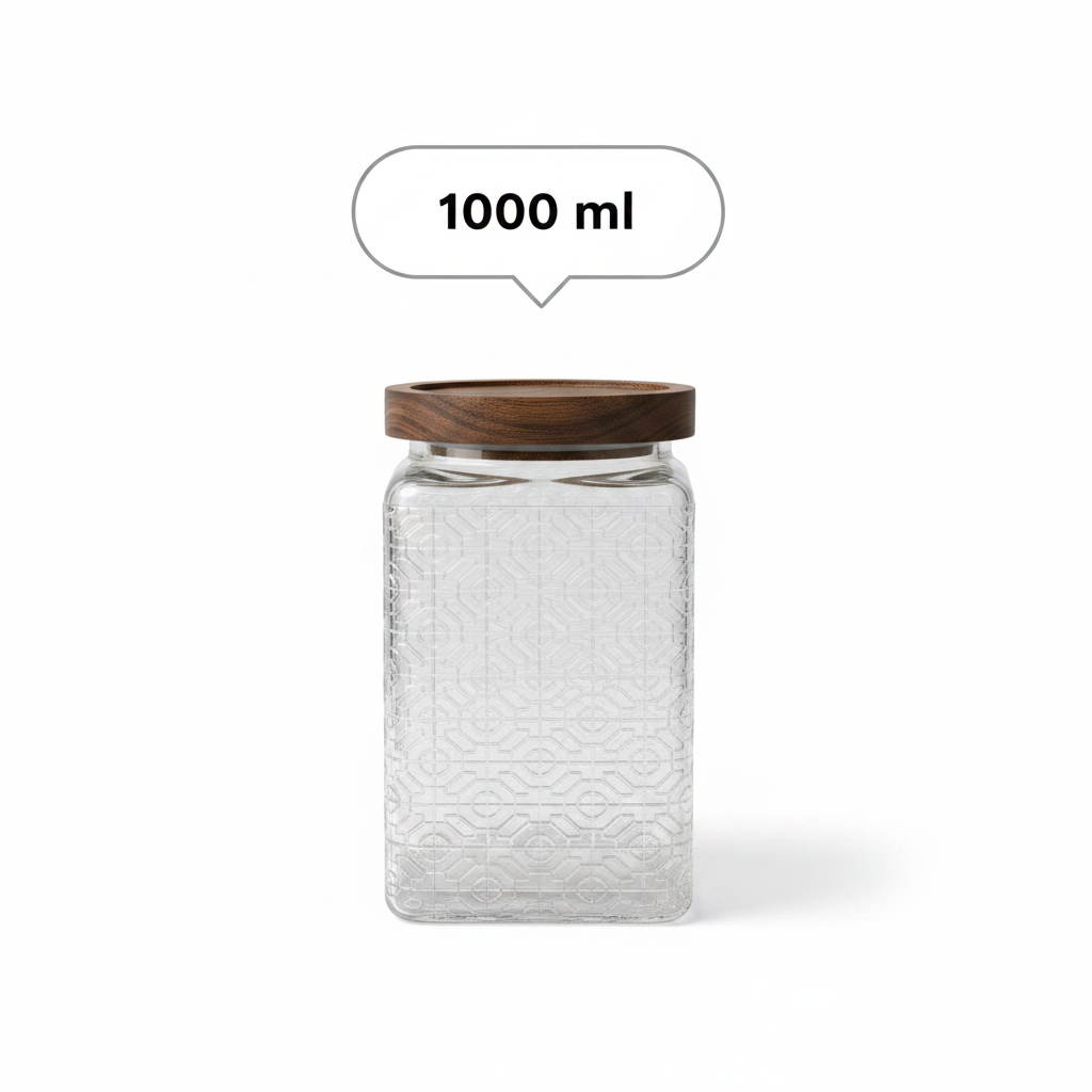 1000ml Glass Jar