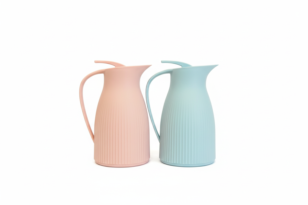 1000mL thermos pitchers - pink and blue