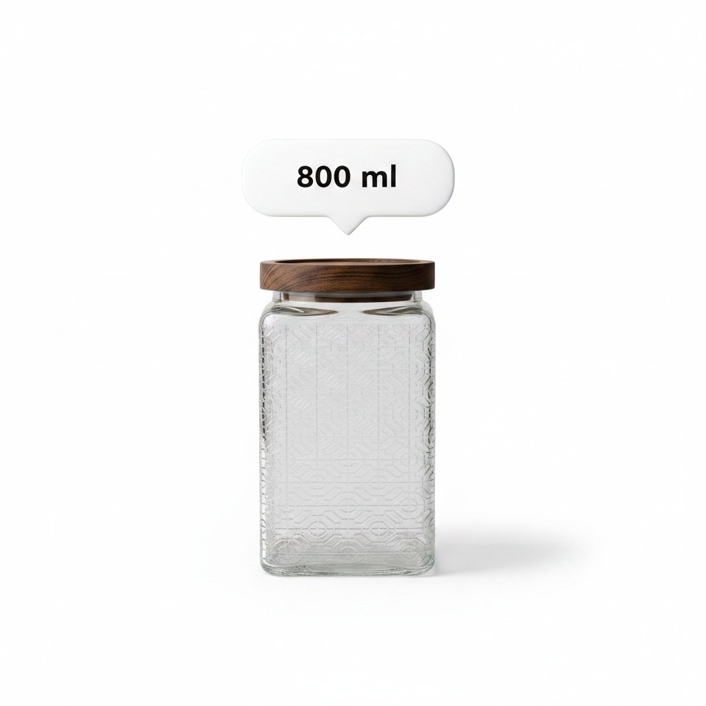800ml Glass Jar
