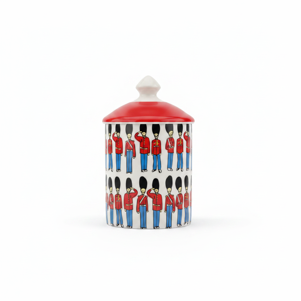 Royal Guards Ceramic Jar