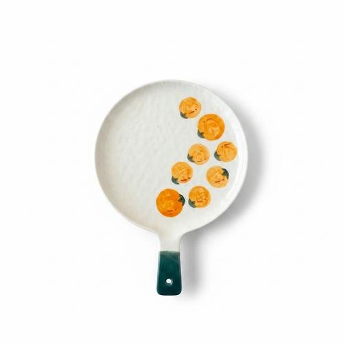 Ceramic Serving Plate with Handle