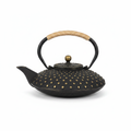 Golden Hobnail Cast Iron Teapot
