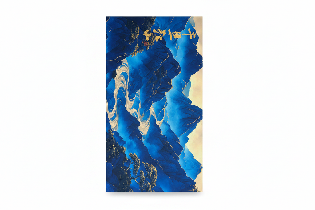 Blue Mountain Painting