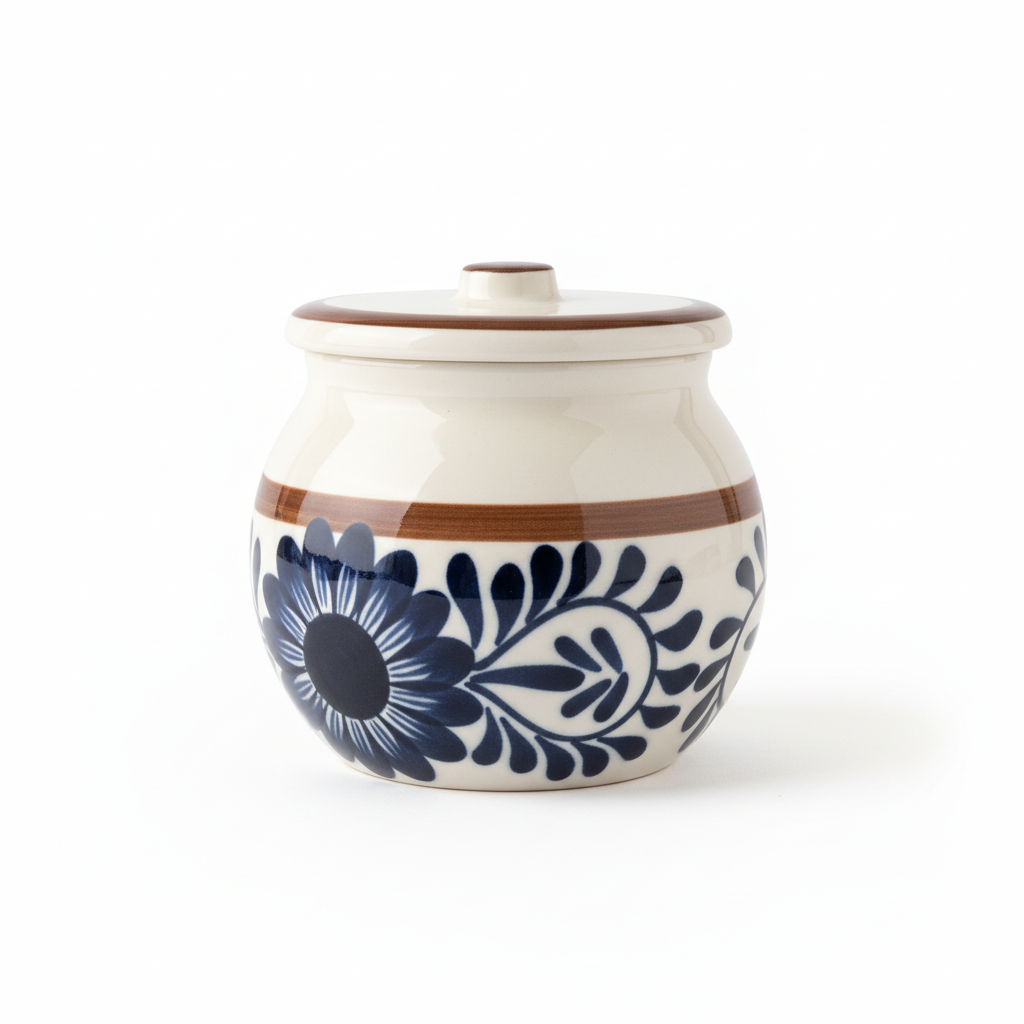 Ceramic Jar Sunflower