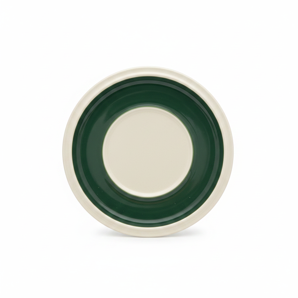 Ceramic Saucer Clean White Background