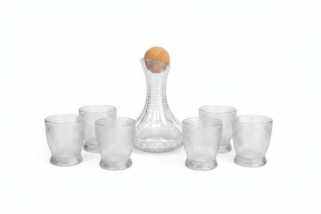 Clear Crystal Set 6 Cups