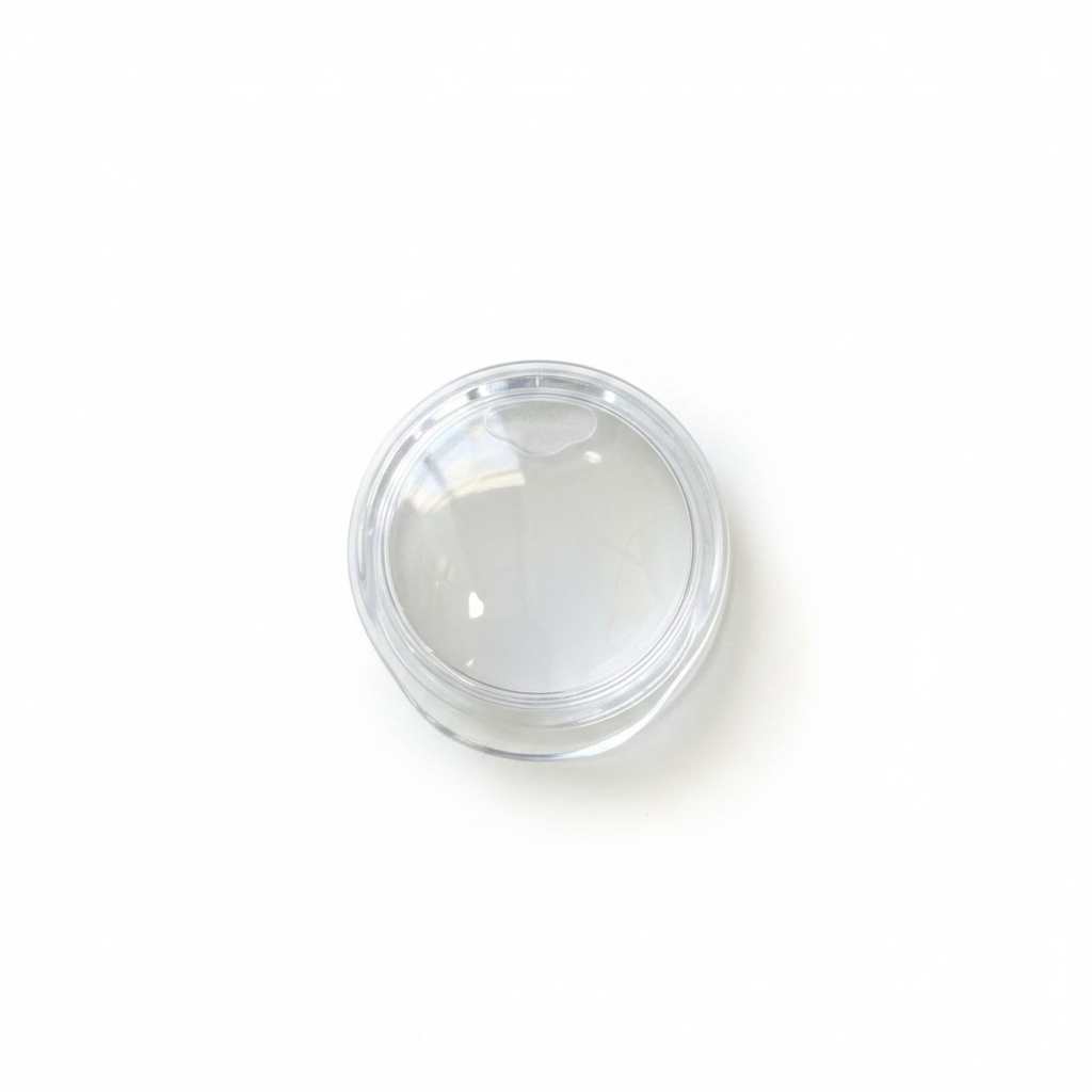 Clear Lid - White Background