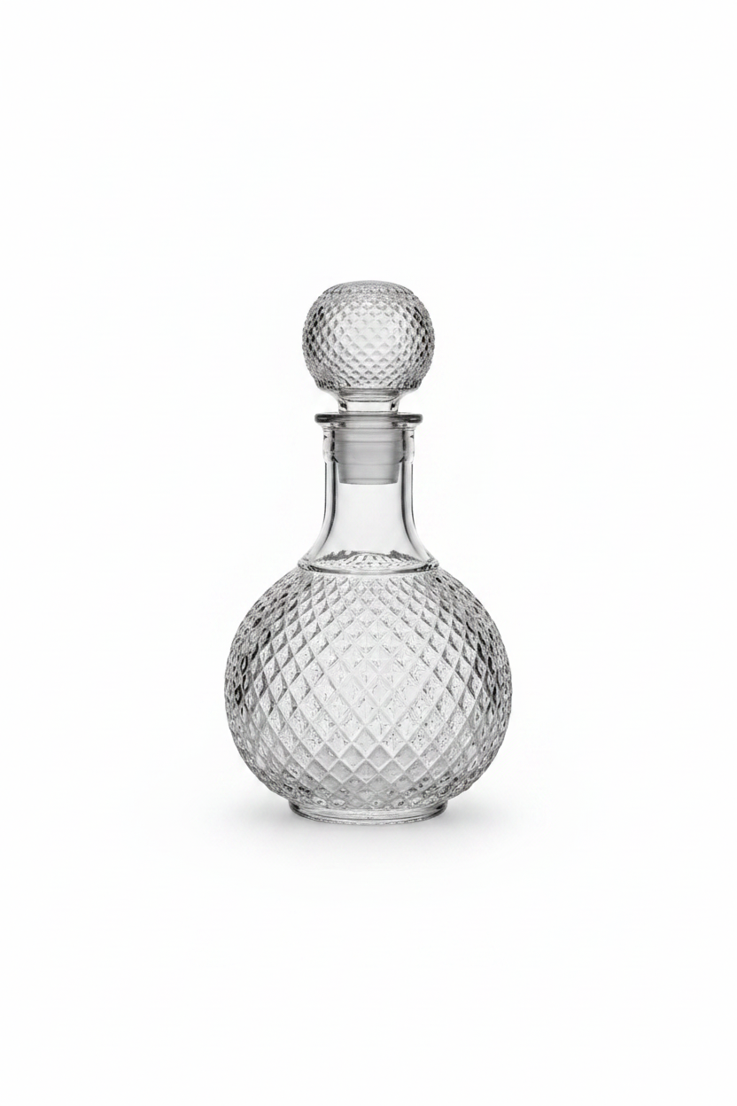 Crystal Decanter 3 - White Background