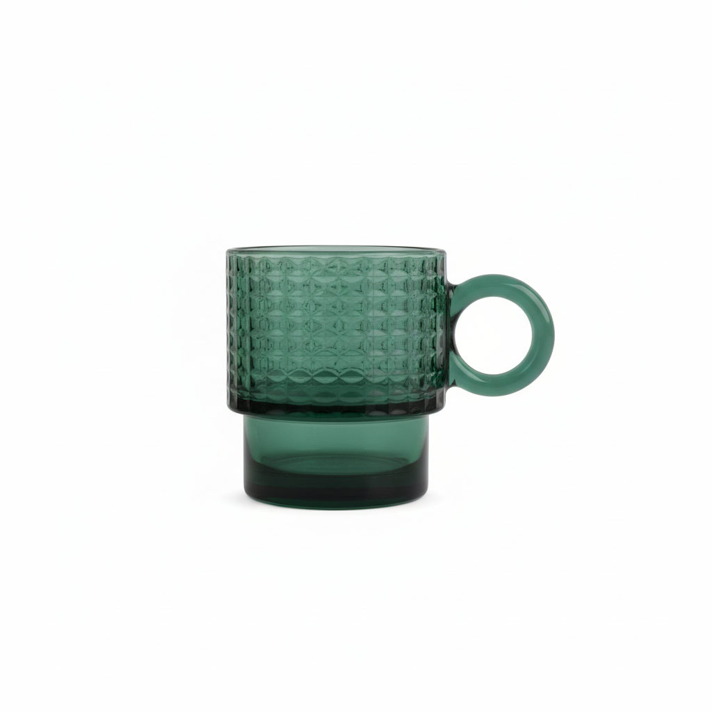 Diamond Grid Mug – White Background
