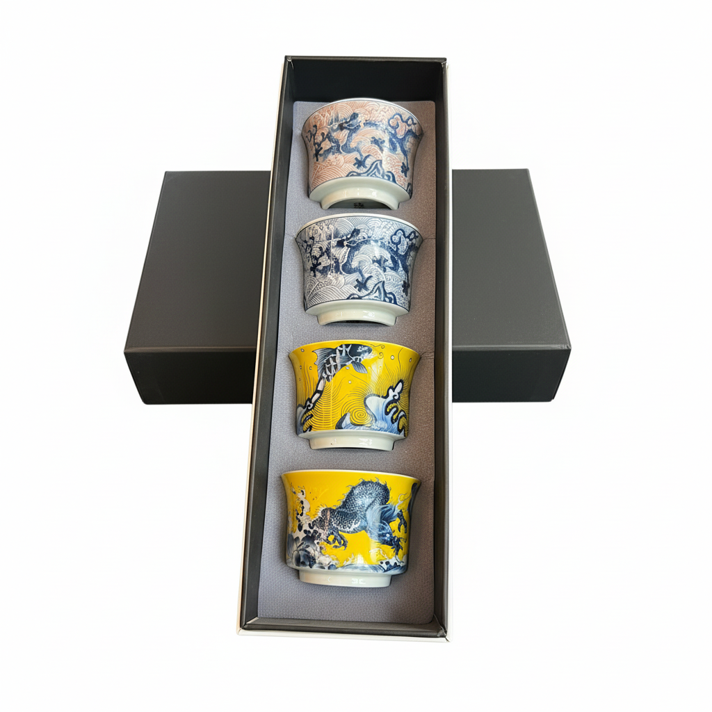 Dragon Tea Cup Gift Box