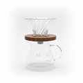 Glass Pour-Over Set White Background 2