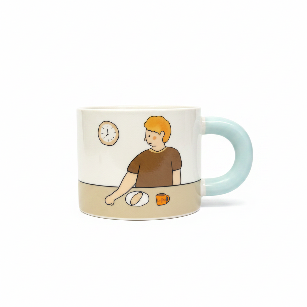 Illustrated Life Ceramic Mug