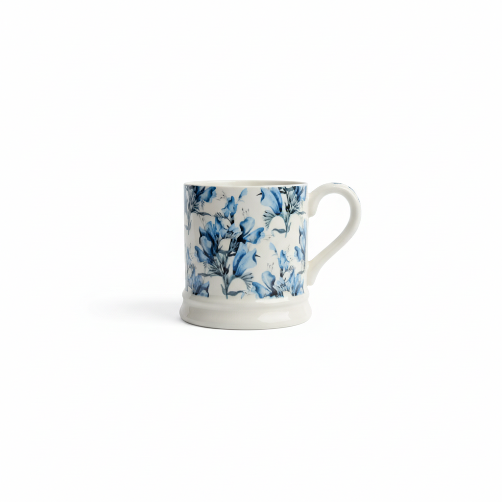Botanical Watercolor Ceramic Mug