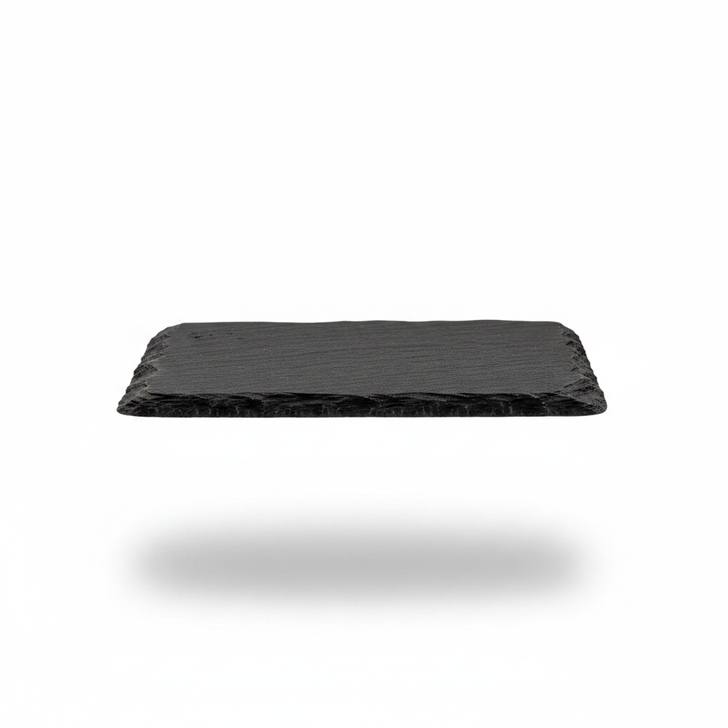 Volcanic Slate Stone Coasters – Set of 8
