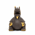 Zisha Clay Tea Pet – Gold Accent Mythical Beast