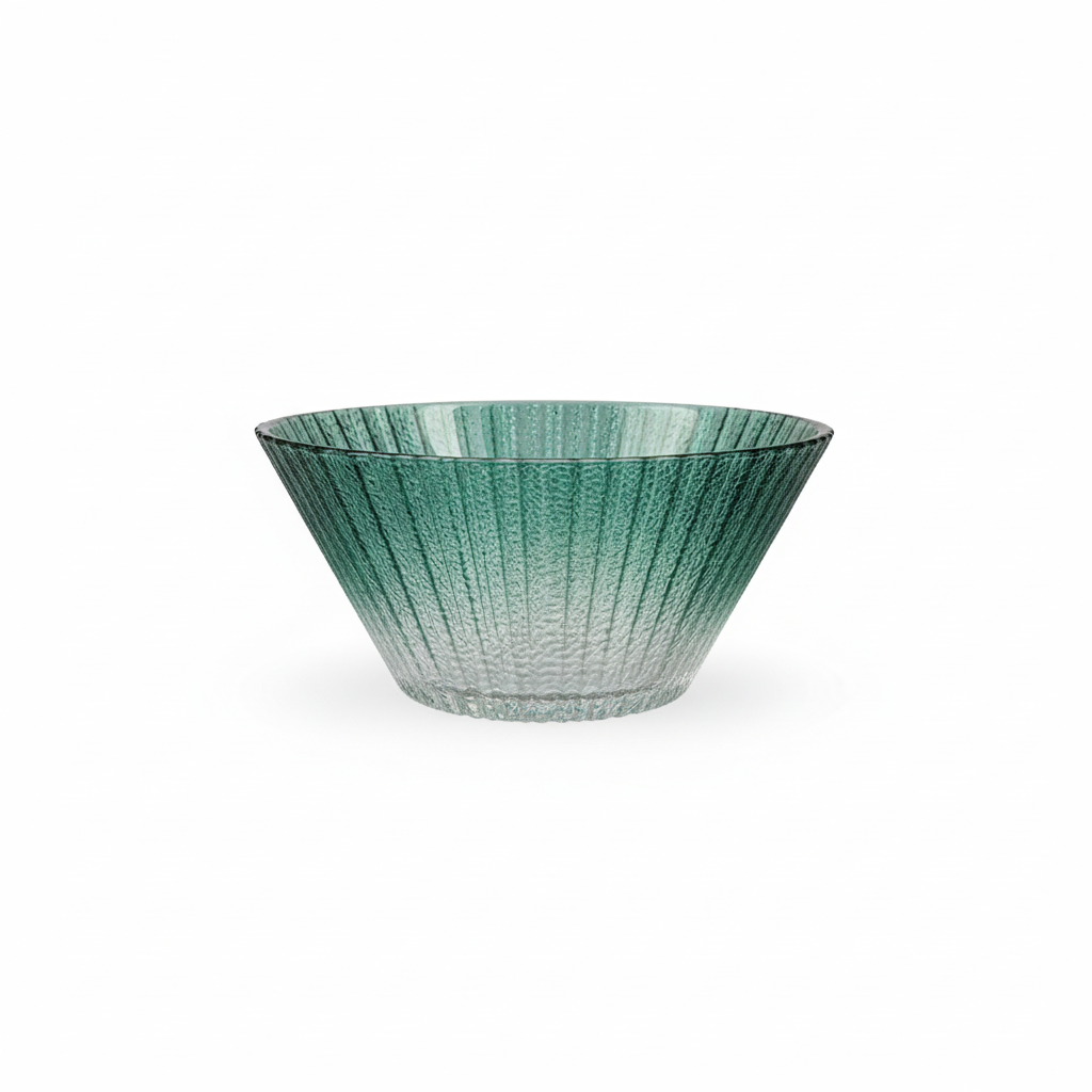 Textured Glass Bowl 1.4L
