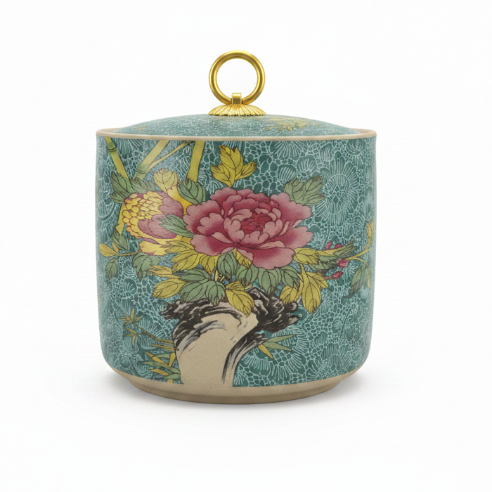 Chinese Ceramic Tea Jar – 500ml