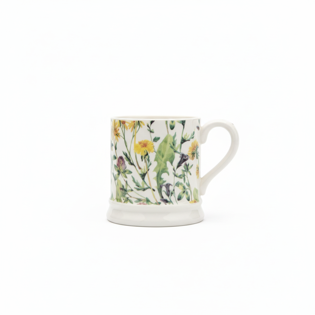 Botanical Watercolor Ceramic Mug