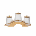 Pumpkin Arch Bridge Glass Storage Jar Set