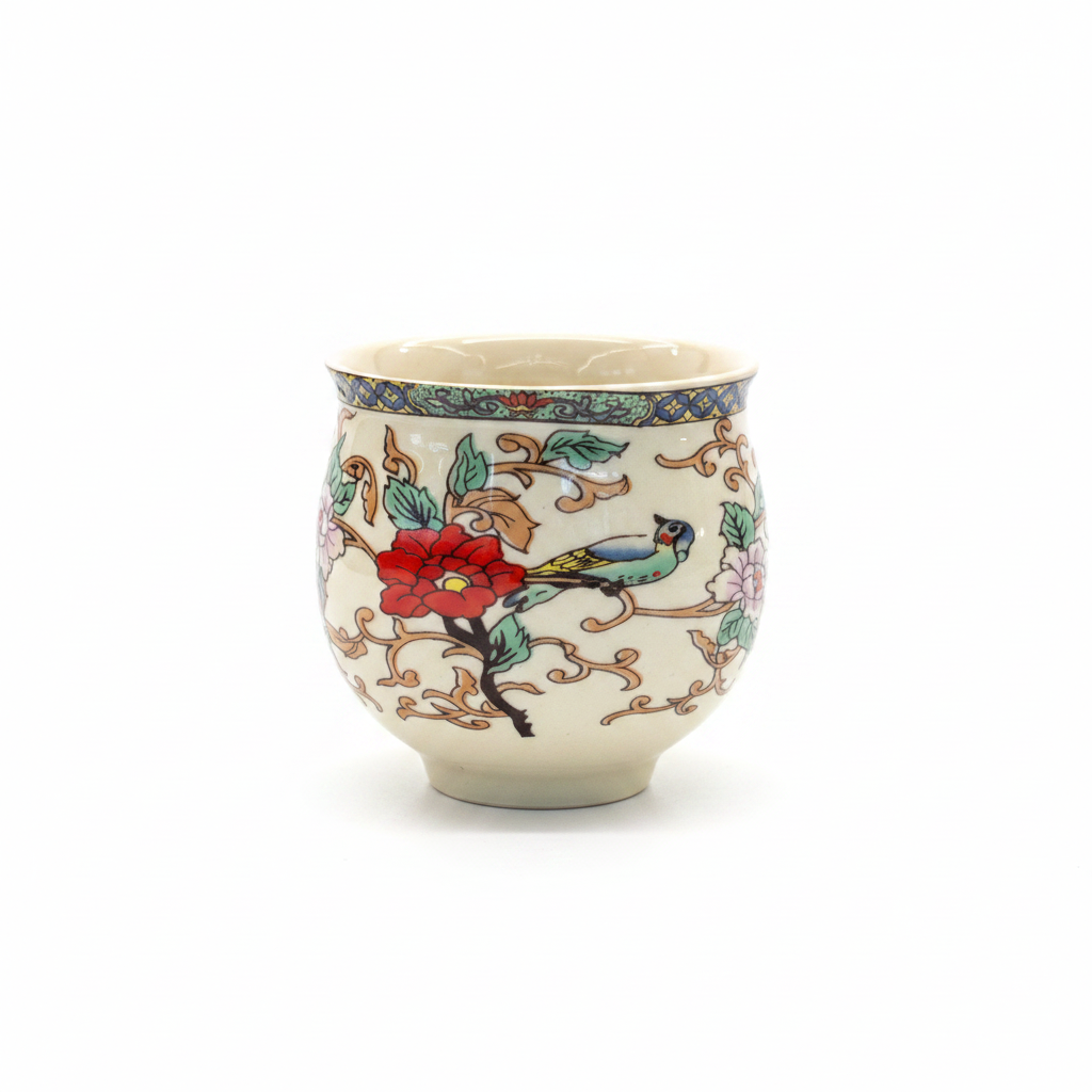 Floral Ceramic Tea Set – Teapot & Cups