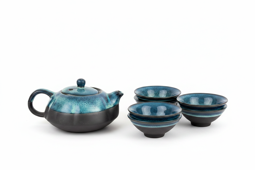 Mini koi fish set Tea Set