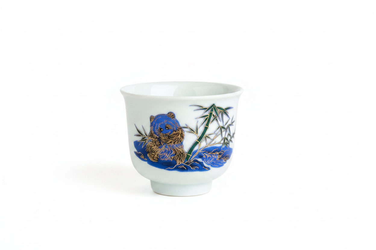 Chinese Porcelain Tea Cup Set – 5 Pieces 100mL