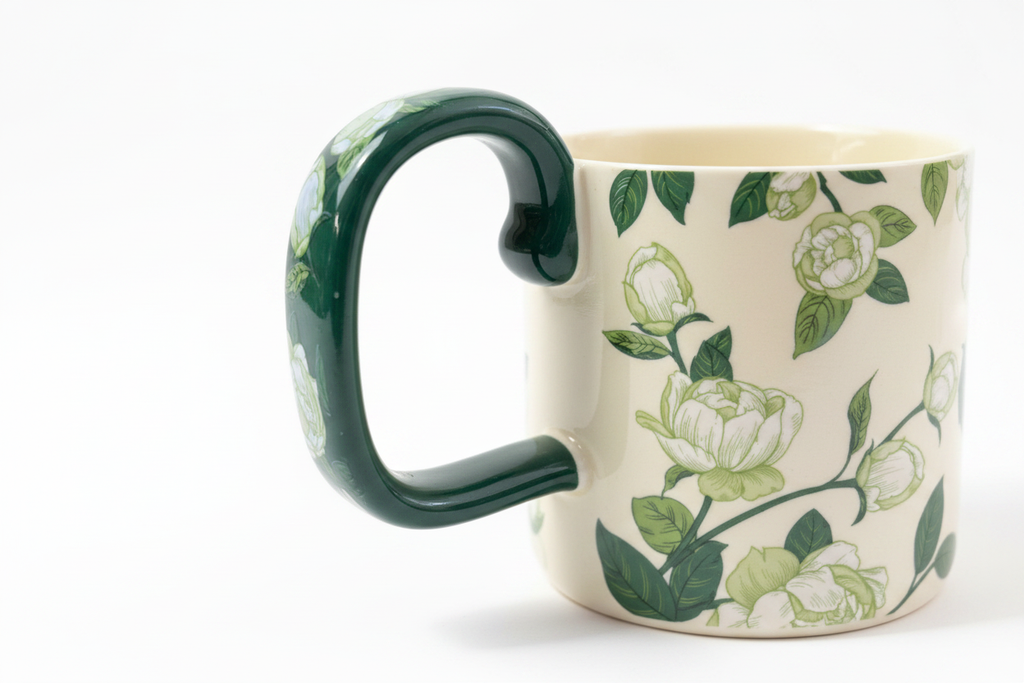 Botanical Floral Ceramic Mug 350ml