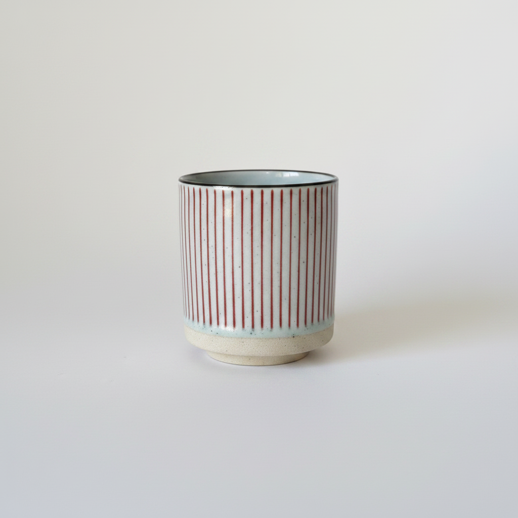 Striped Ceramic Cup