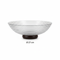 Crystal Grid Glass Bowl