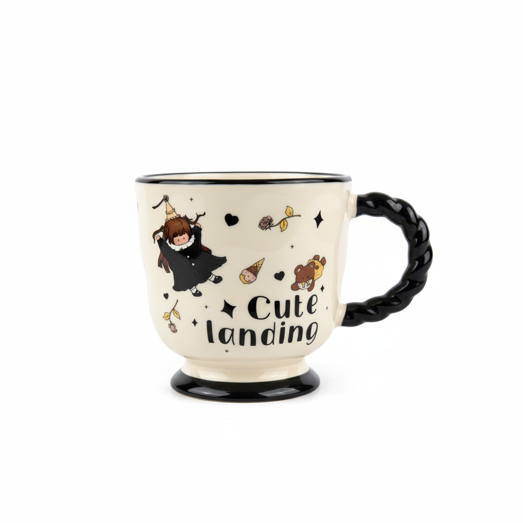 Illustrated Ceramic Mug