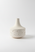 White Ceramic Textured Vase