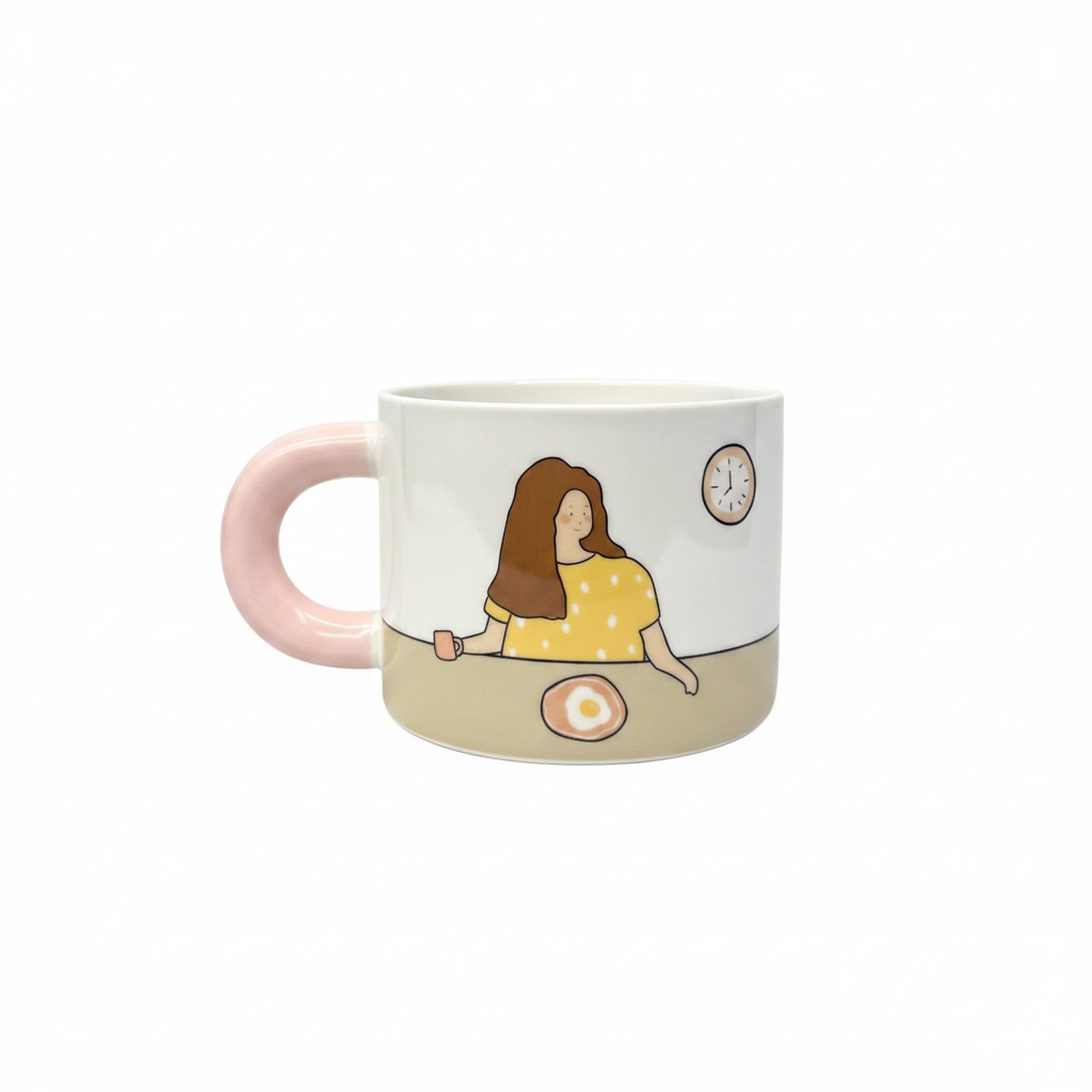 Illustrated Life Ceramic Mug