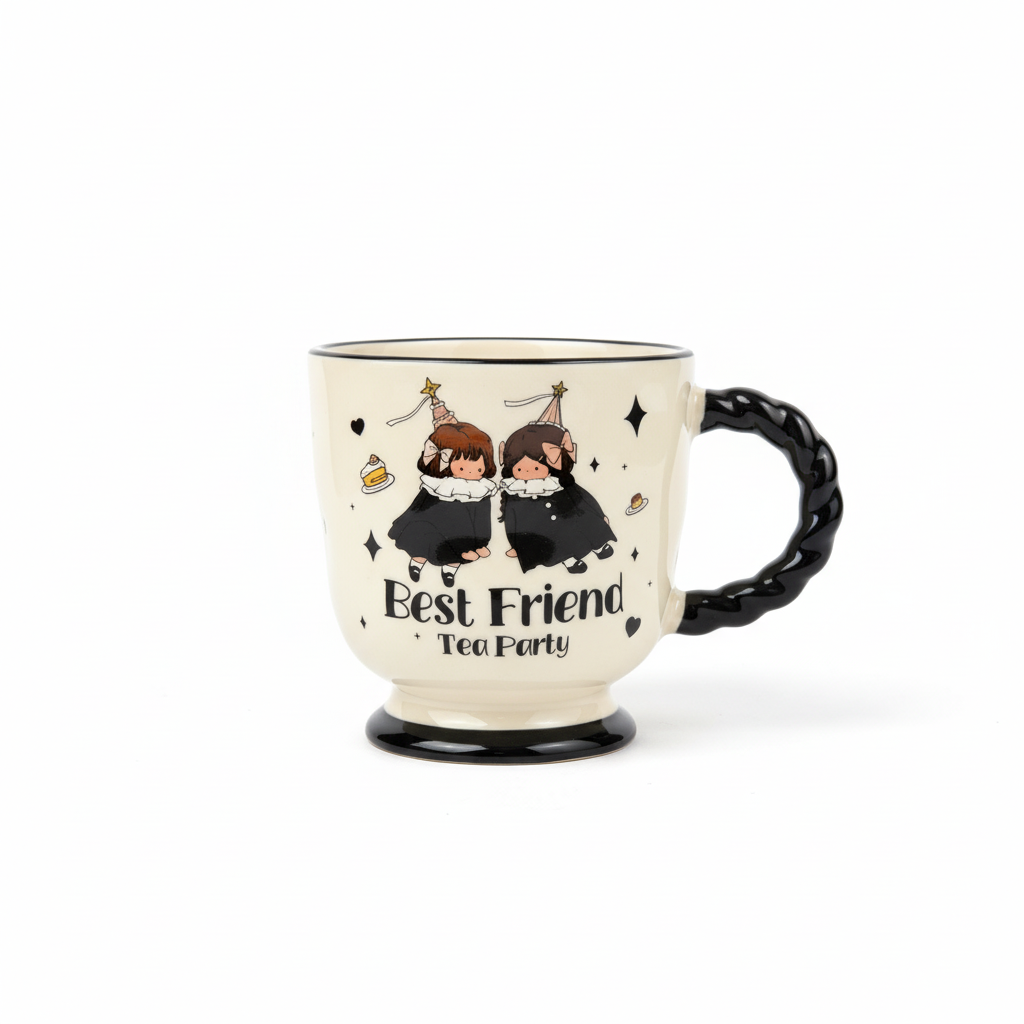 Illustrated Ceramic Mug
