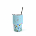 Printed Insulated Tumbler with Straw – 150ml