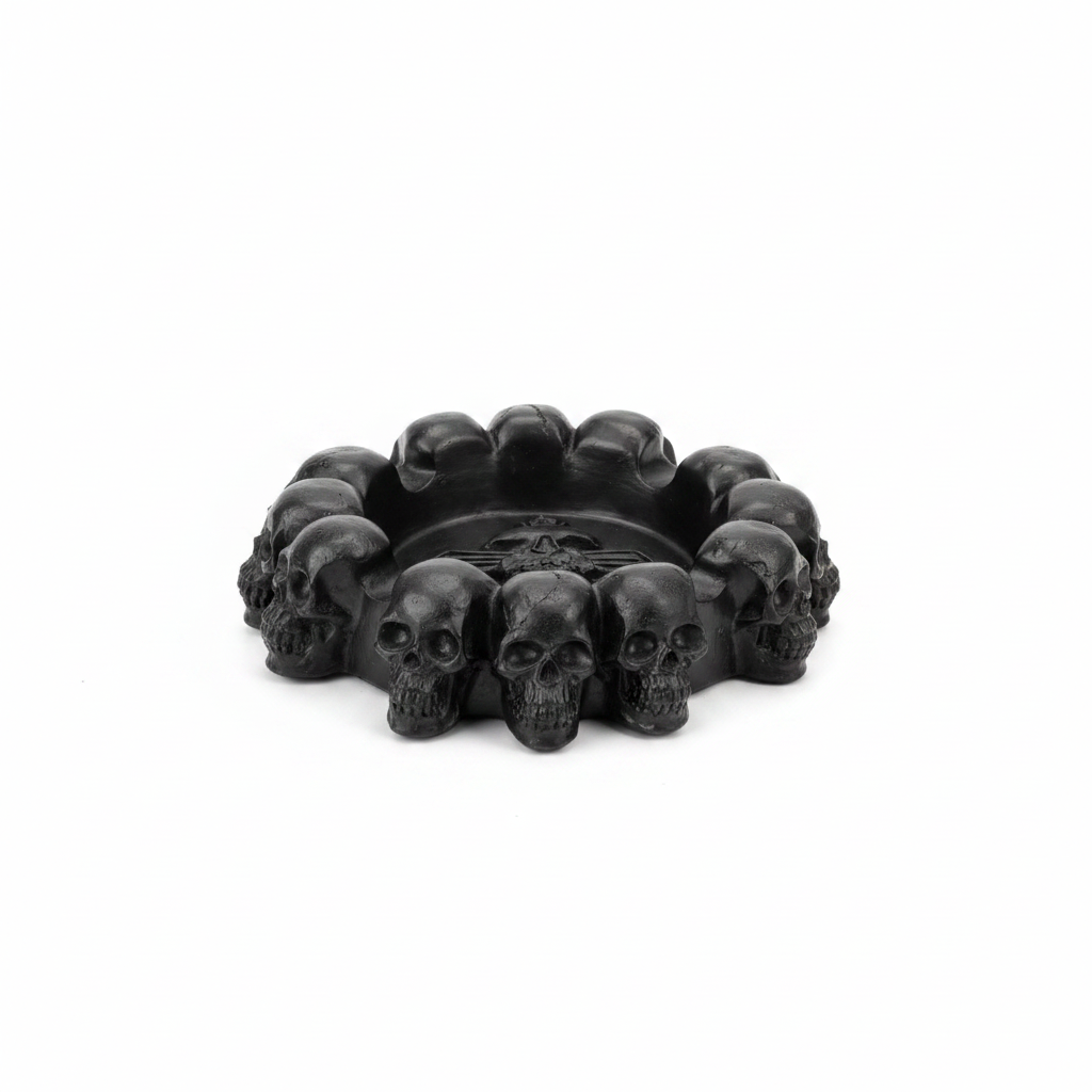 Skull Ashtray – Bronze & Black