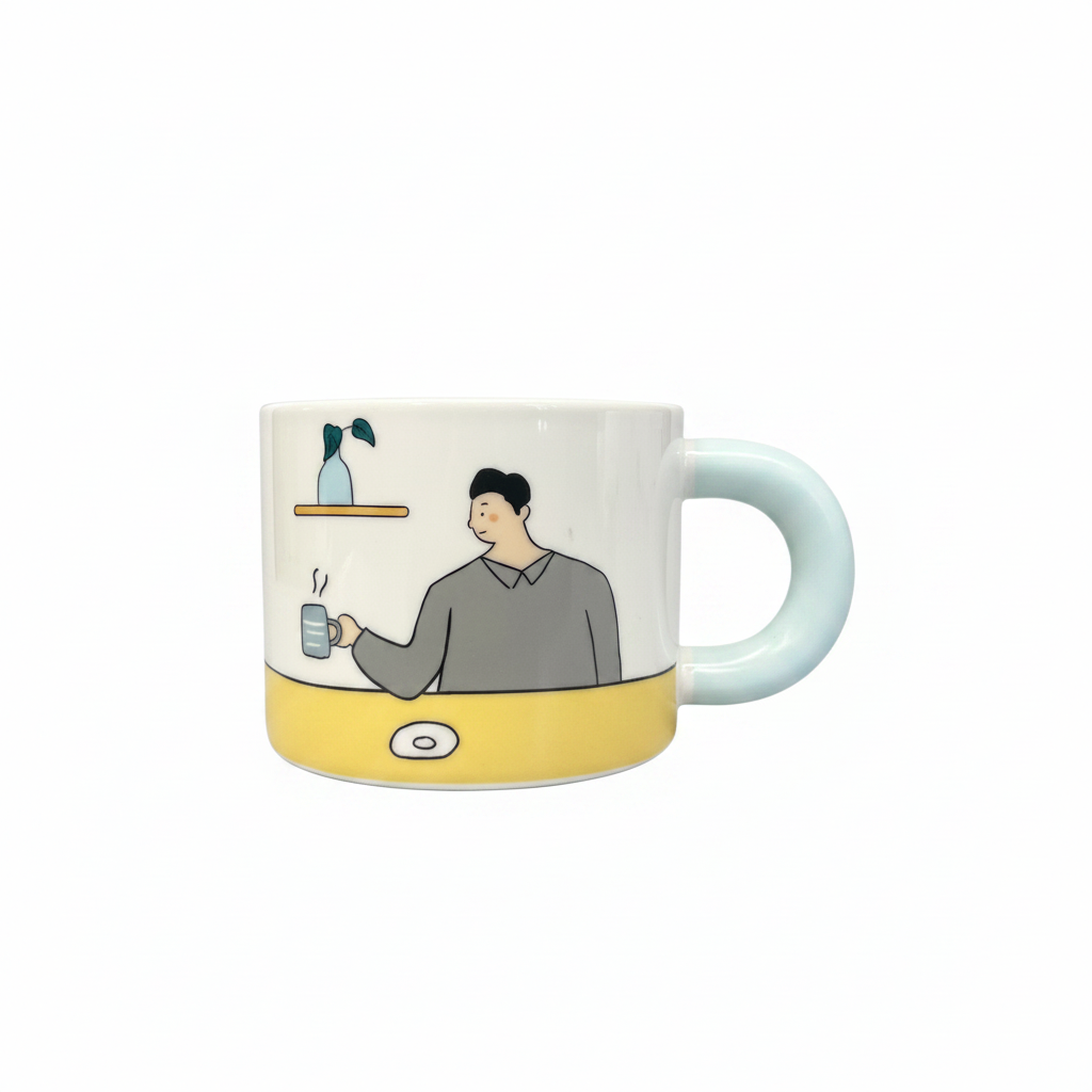 Illustrated Life Ceramic Mug