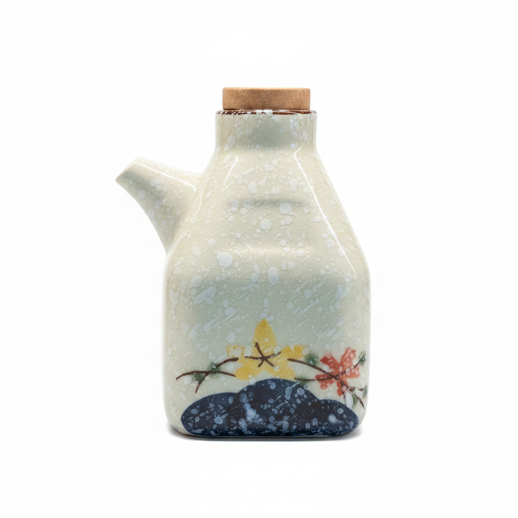 Japanese Ceramic Soy Sauce Dispenser – 300ml