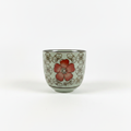 Japanese Floral Ceramic Tea Cups – Set of 3