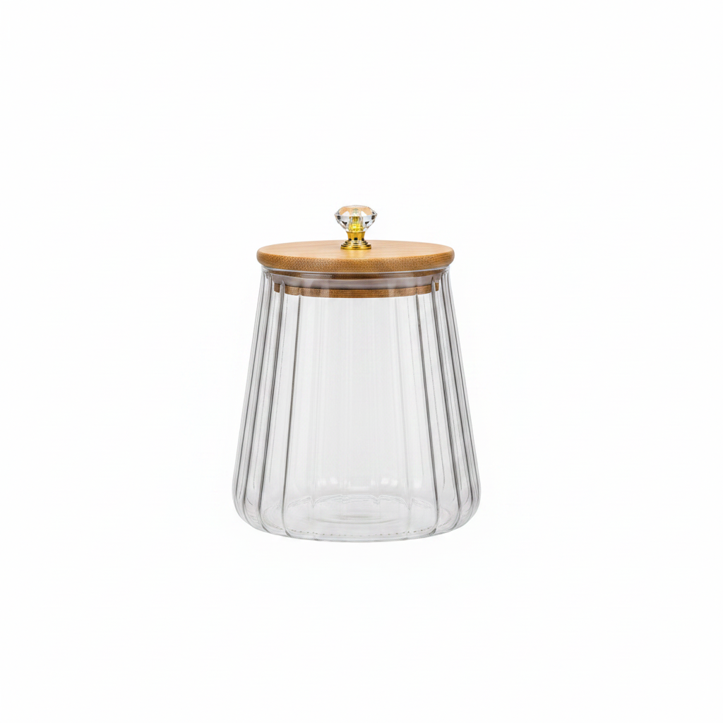 Pumpkin Arch Bridge Glass Storage Jar Set
