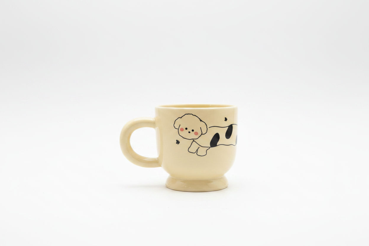 Cartoon Character Ceramic Mug 250ml