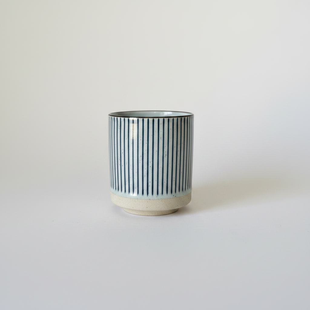 Striped Ceramic Cup