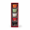 Mountain & Birds Arabic Coffee Cups – Set of 5