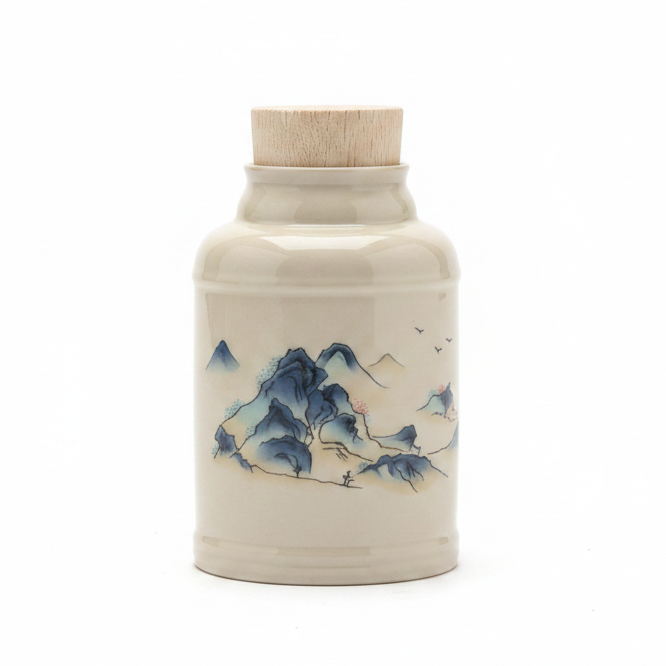 Chinese Mountain Ceramic coffee /Tea Set