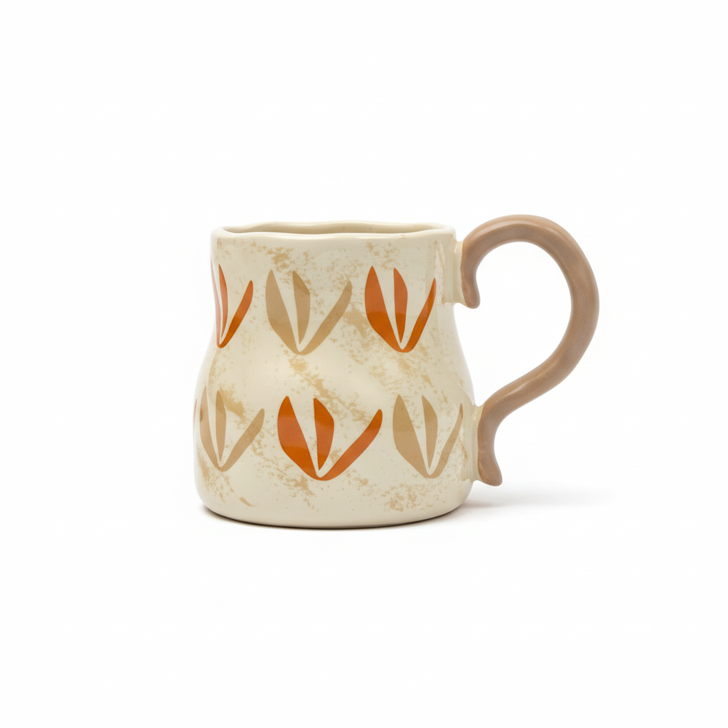 Leaf Pattern Mug