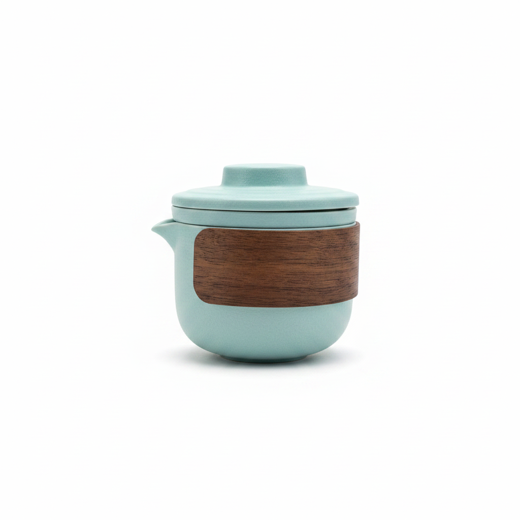 Mint Blue Travel Tea Pot