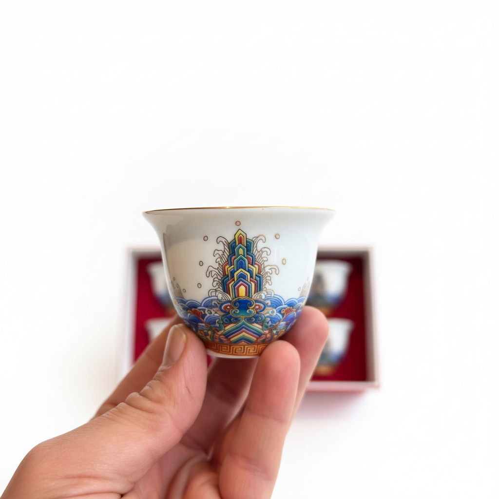 Pagoda Tea Cup Single
