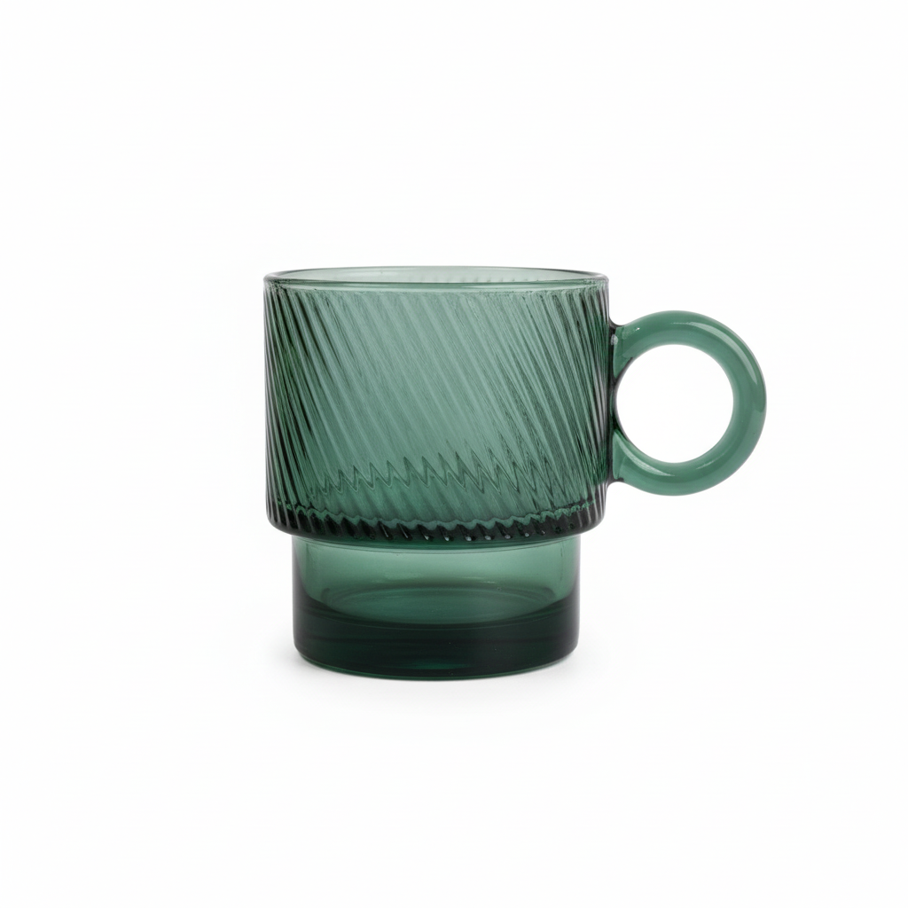 Ribbed Mug – White Background