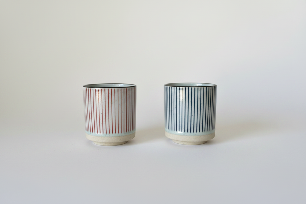 Striped Ceramic Cup
