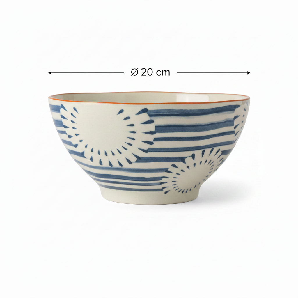 Sunburst Bowl with 20cm Diameter