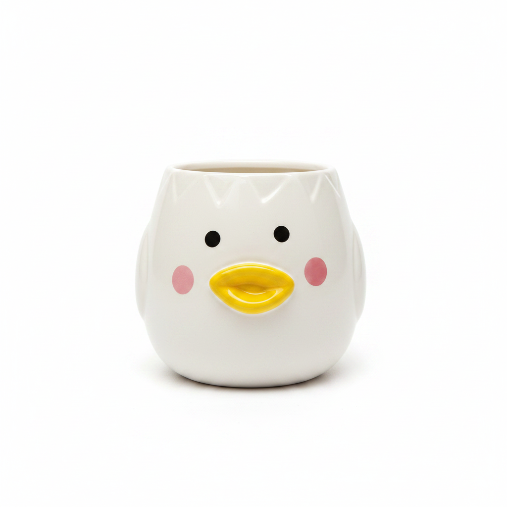 White Duck Mug - Front
